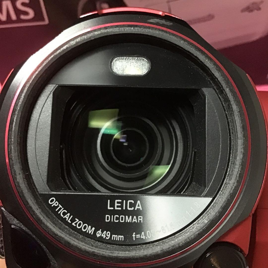 Panasonic HC-VX992MS デジタル4Kビデオカメラ レッド