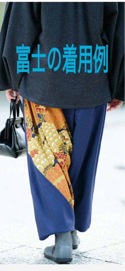 ソウソウ　SOU・ SOU モスリン 富士（ふじ） ／濃紫×華麗