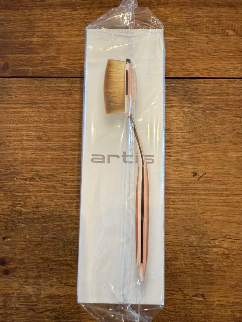 アーティス メイクアップブラシ ローズゴールド オーバル7