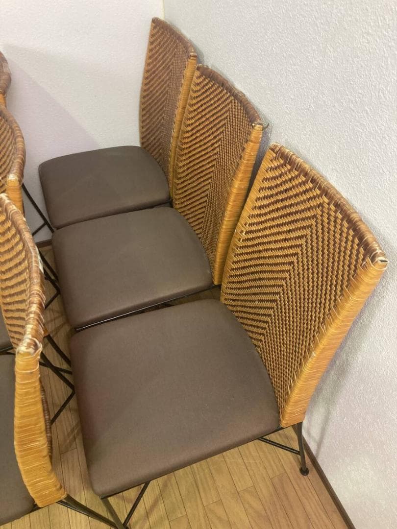 パブリック株式会社 7点セット ダイニングチェア まとめ売り 店舗什器 カフェ