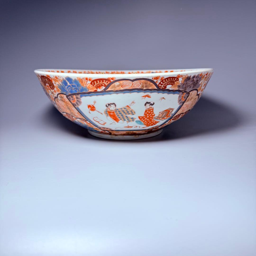 1856～1900年　明治時代　肥碟山信甫製　田代紋左衛門　名品　絢爛豪華　大鉢