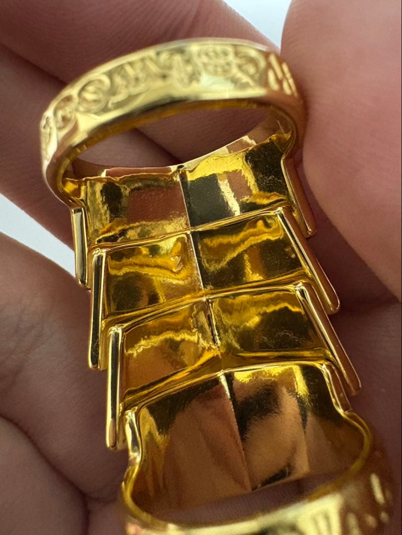 希少✨ヴィヴィアン　アーマーリング　リング　ホワイト　ゴールド