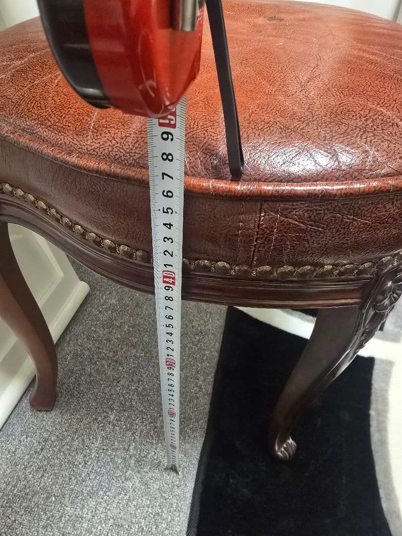 アンティーク ヴィンテージ 椅子 レトロ チェア クラシック木製ブラウンチェア