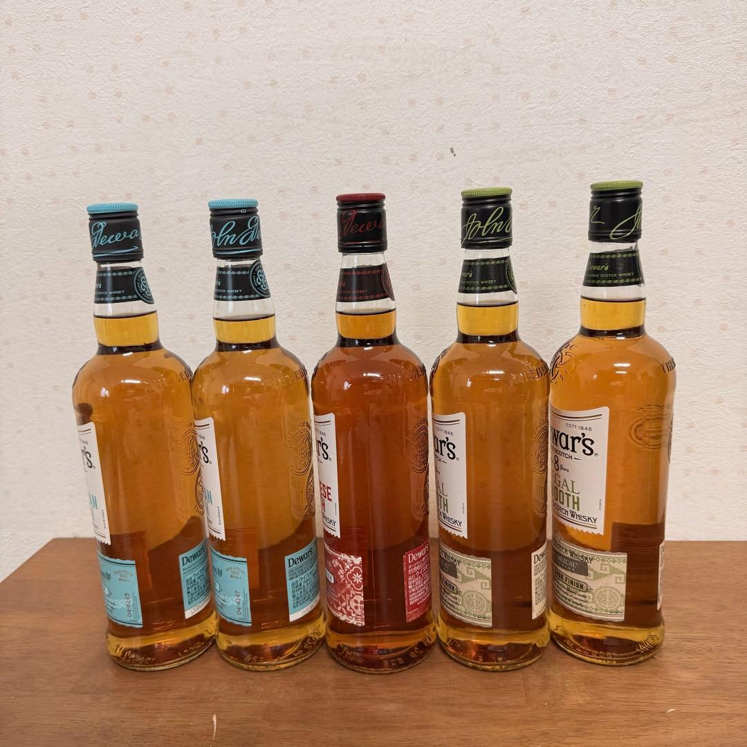● 新品未開封 Dewar's デュワーズ 8年 ウイスキー 5本セット