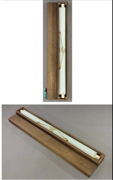 送料無料　極上絹本肉筆観音図 大幅掛軸 211×69cm　時代物