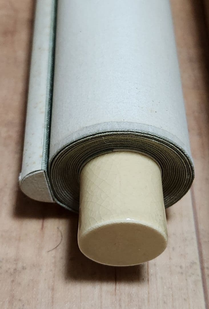 【花菖蒲にトンボ図】井上達雄 通世 2632 トンボ 掛け軸　肉筆