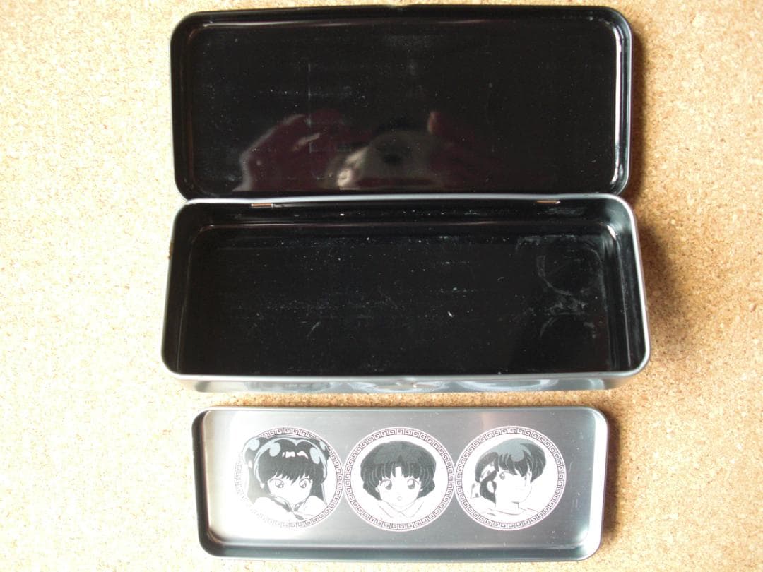 平成レトロ　当時物　らんま1/2　うちわ型の飾り　メモ帳、ペンケース　３点セット