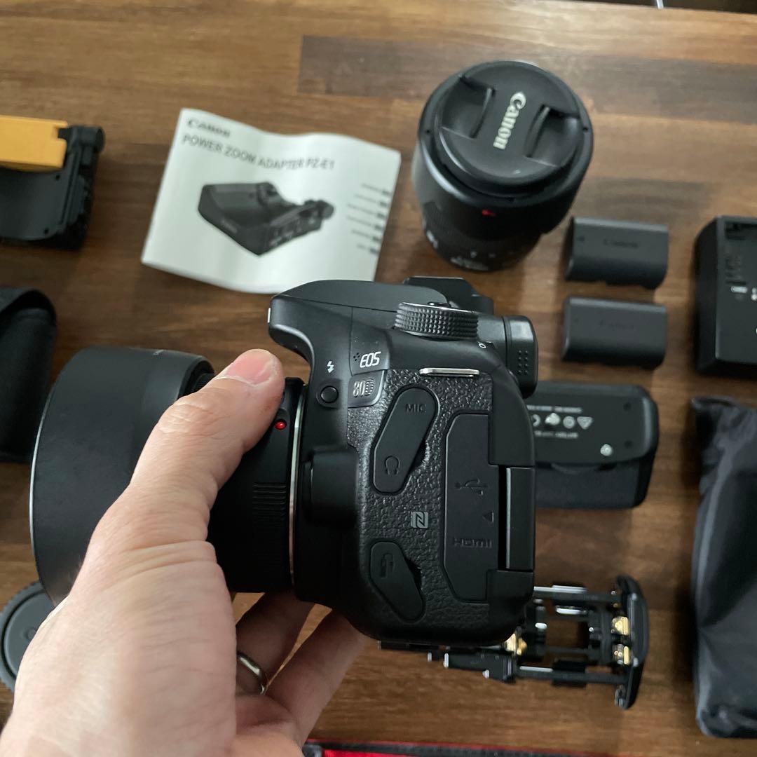 [ピーム]Canon EOS 80D デジタル一眼レフカメラ+レンズ2個