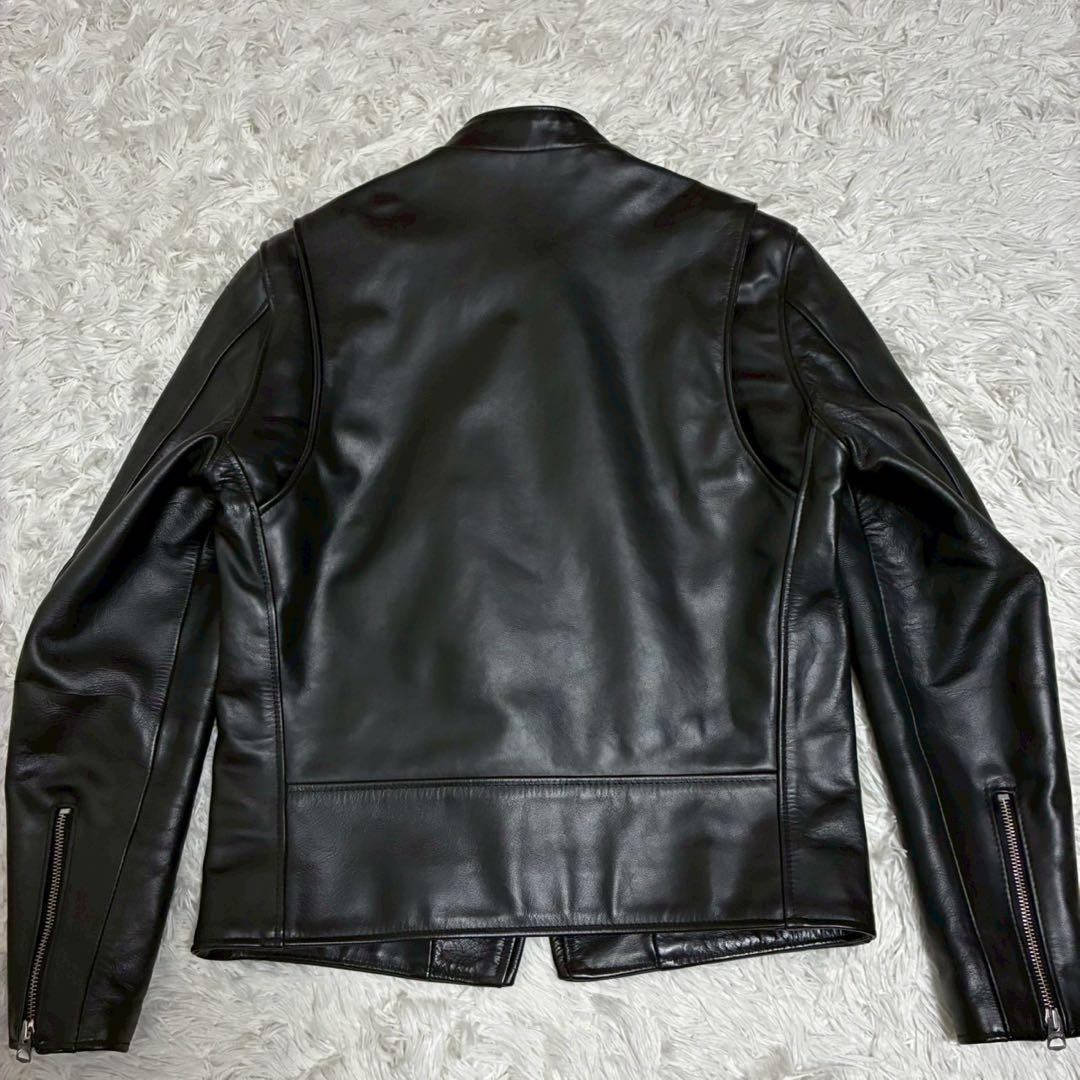 極美品 schott 641XX ライダースジャケット　カウレザー　黒　光沢感