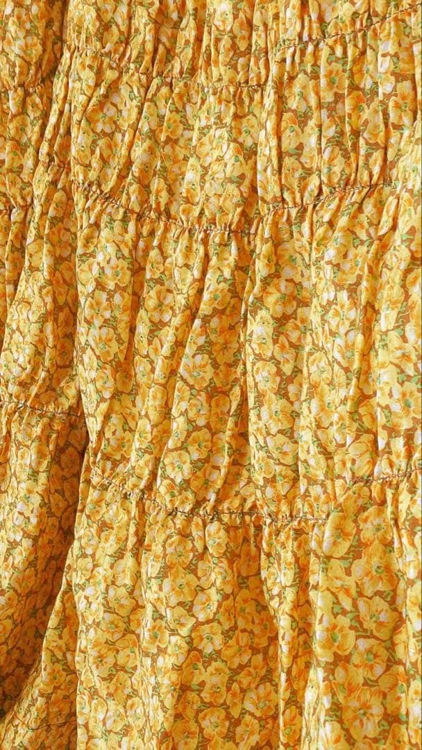 tricot COMME des GARÇONS フラワープリント スカート