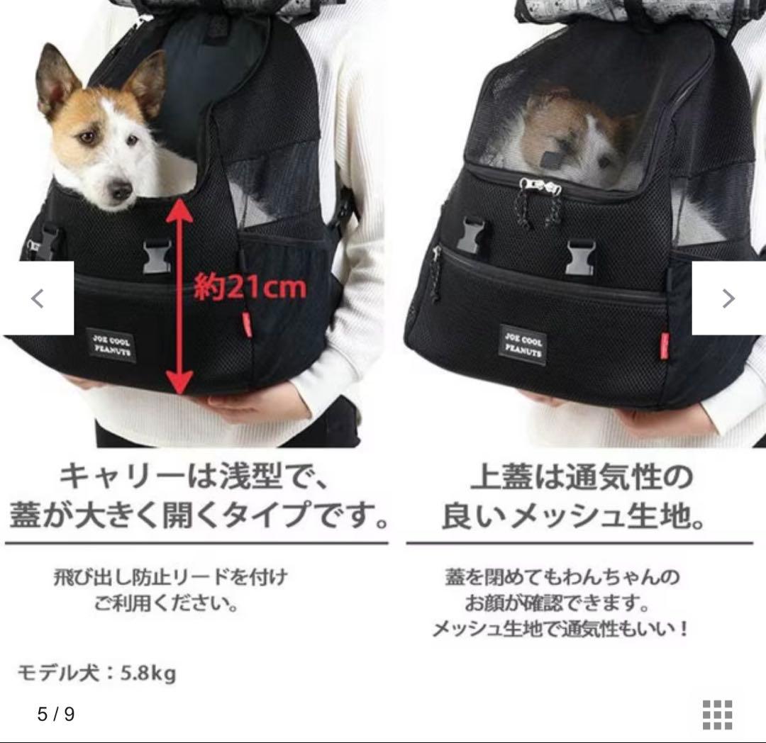 ペットパラダイス　SNOOPYお出かけリュック