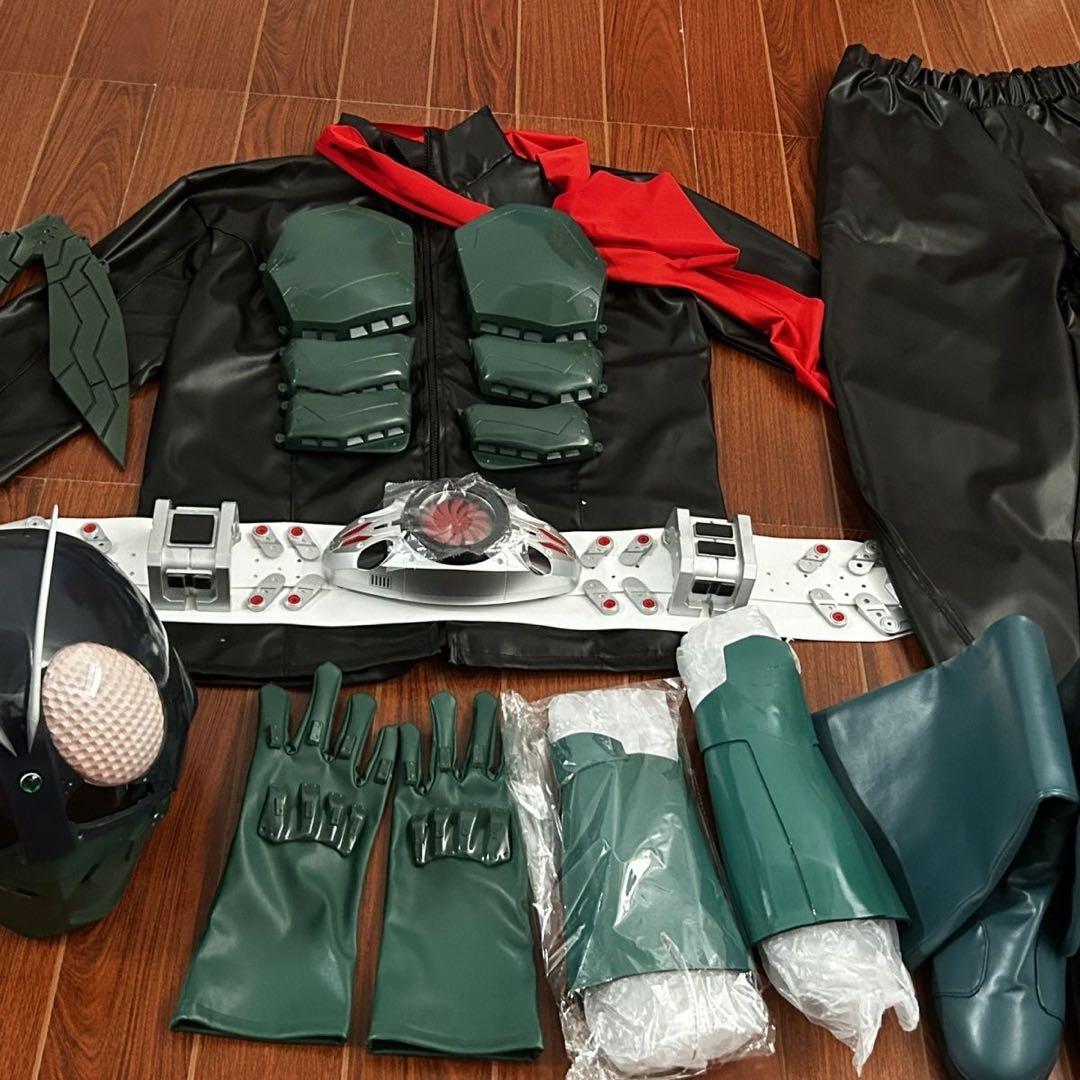 コスプレ　シン仮面ライダー　第1号　フルーセット　コスチューム
