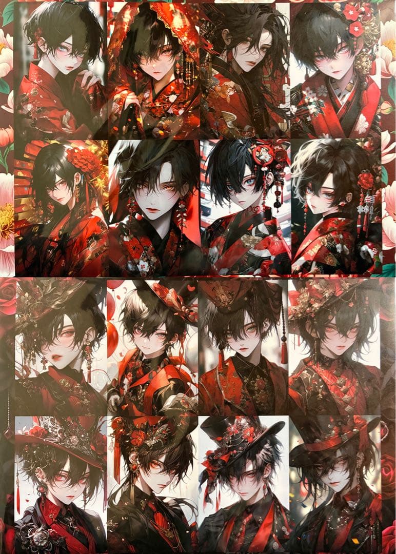 ニャム ONLYONE様 デザインペーパー コラージュシート