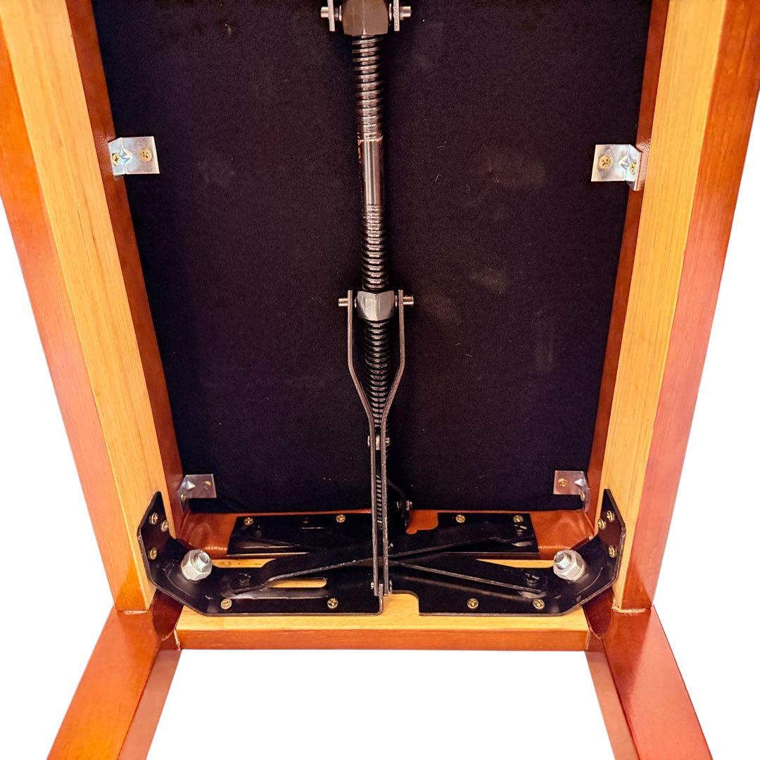 高級感　レザー　ピアノ用ベンチ　イス　高さ調整可能