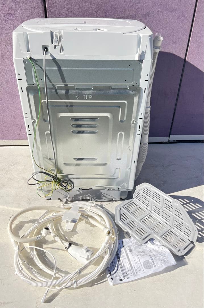 SHARP 縦型洗濯機 7.0kg ホワイトES-GE7G-W 2022年