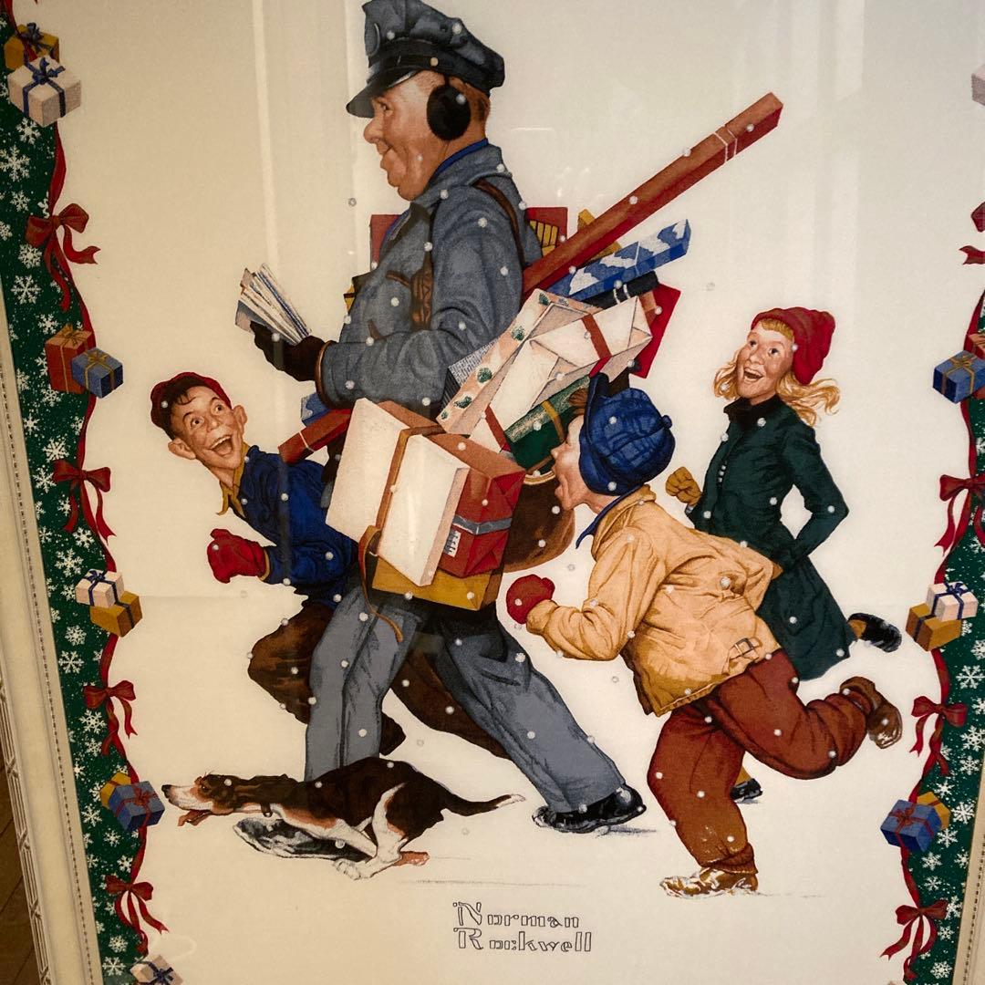 Norman Rockwell ジョリーポストマン 　メリークリスマス
