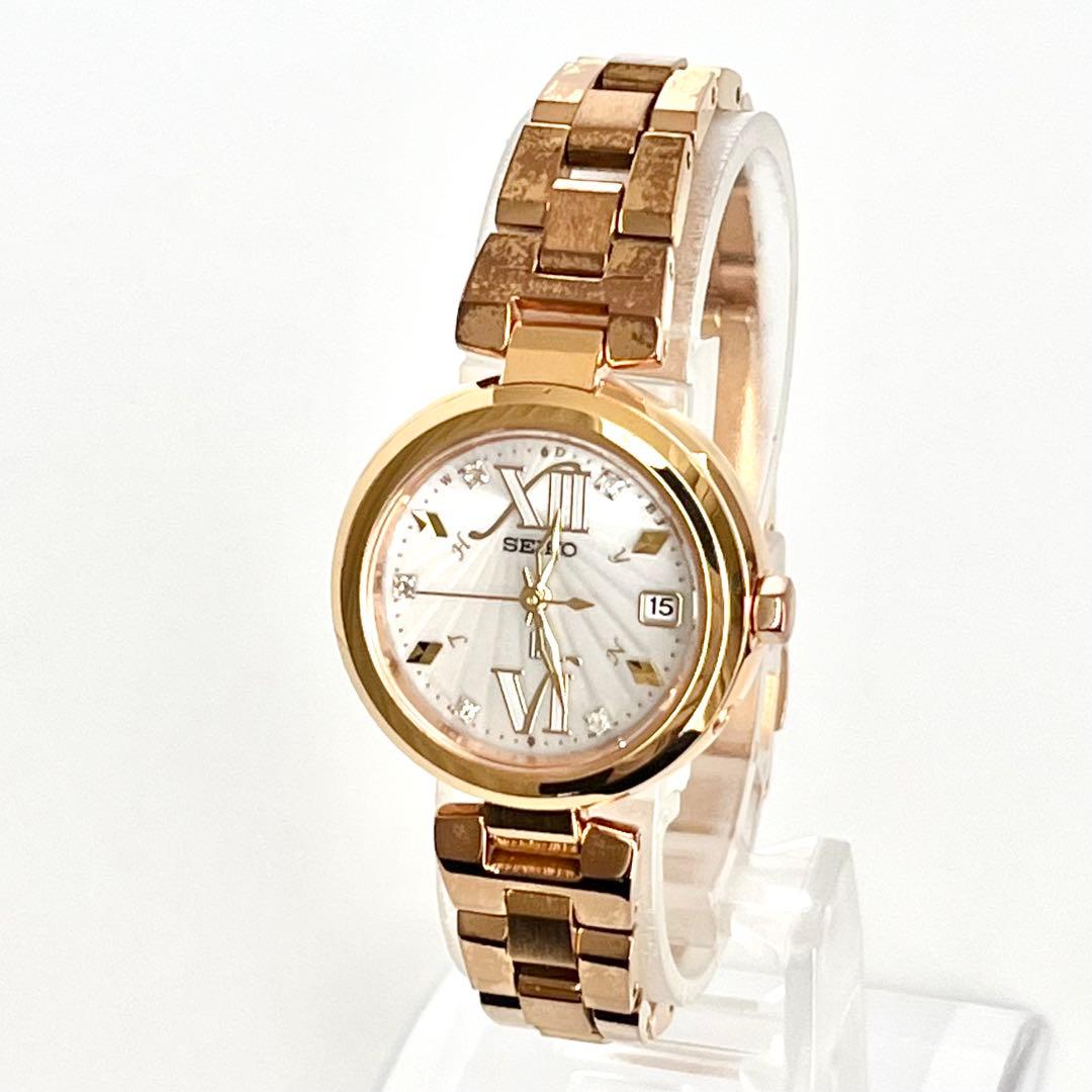 セイコー SEIKO ルキア レディース 腕時計 稼働 電波ソーラー s2047