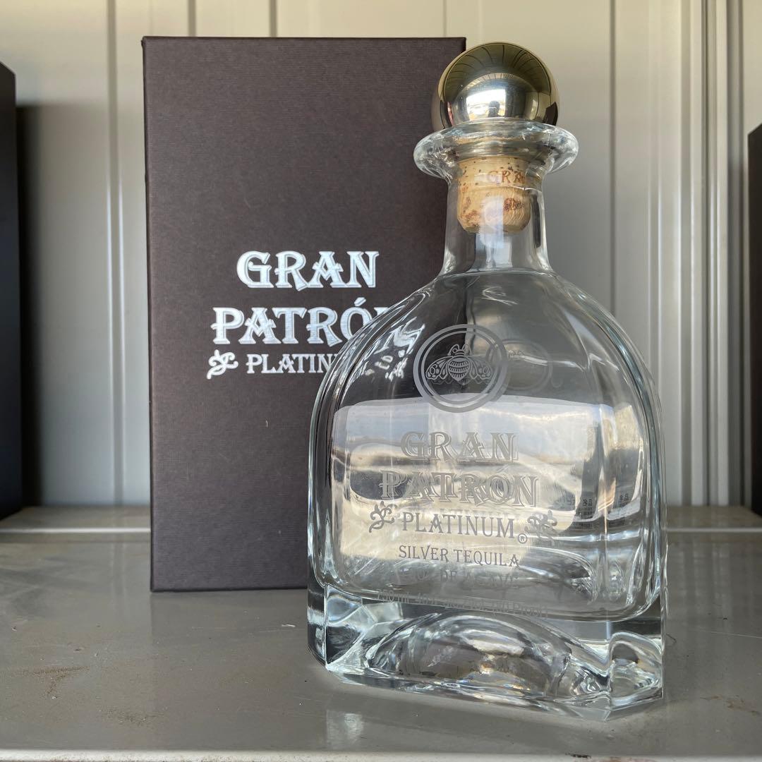 GRAN PATRÓN PLATINUM テキーラ 750ml 6箱　空き瓶2点
