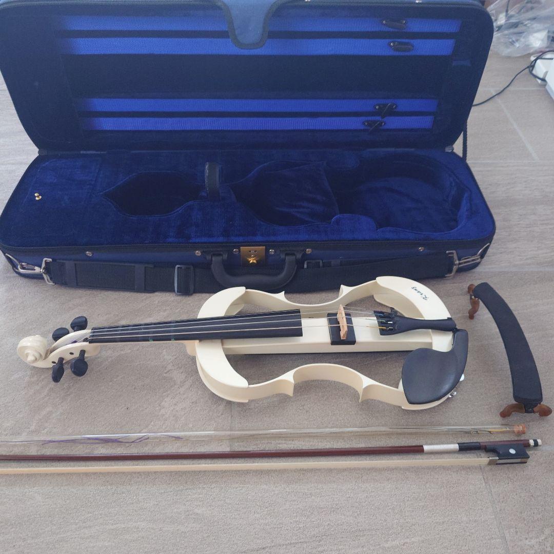 Kranz エレクトリックバイオリン 交換用弦、KUNバイオリン用肩当て付き