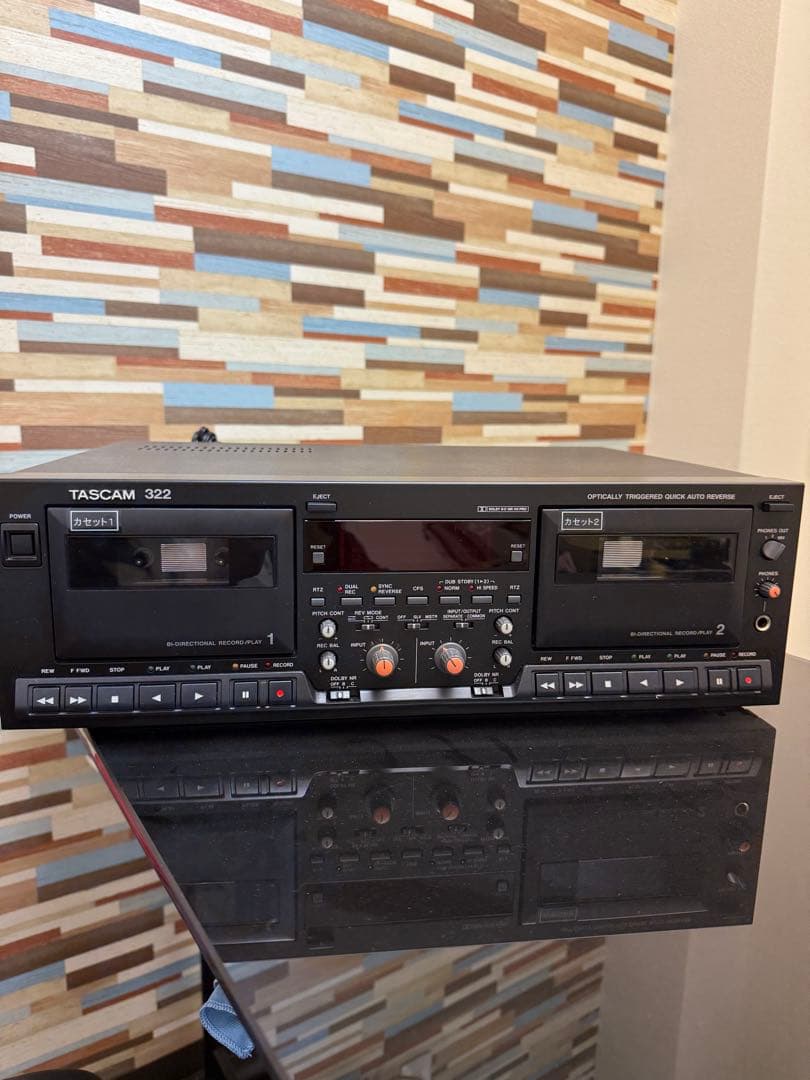 【激レア】TASCAM 322 双方向テープデッキ