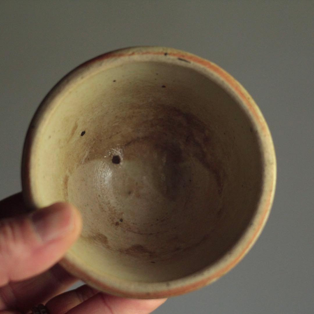 地方窯 筒盃 ぐい呑み 蕎麦猪口 古美術 古道具 アンティーク