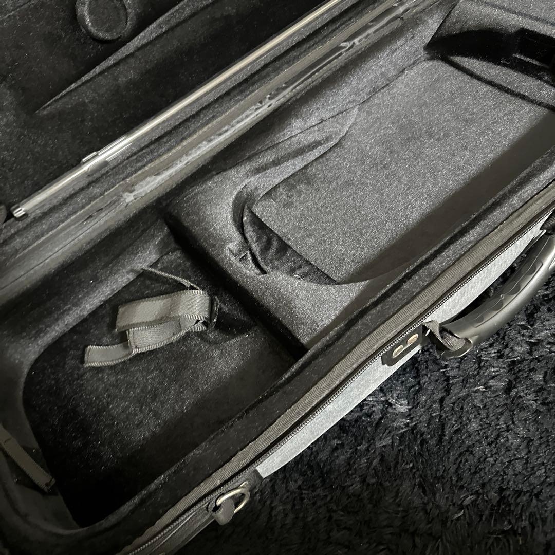 高級 バイオリンケース 弦楽器 4/4サイズ 湿度計付き 大容量