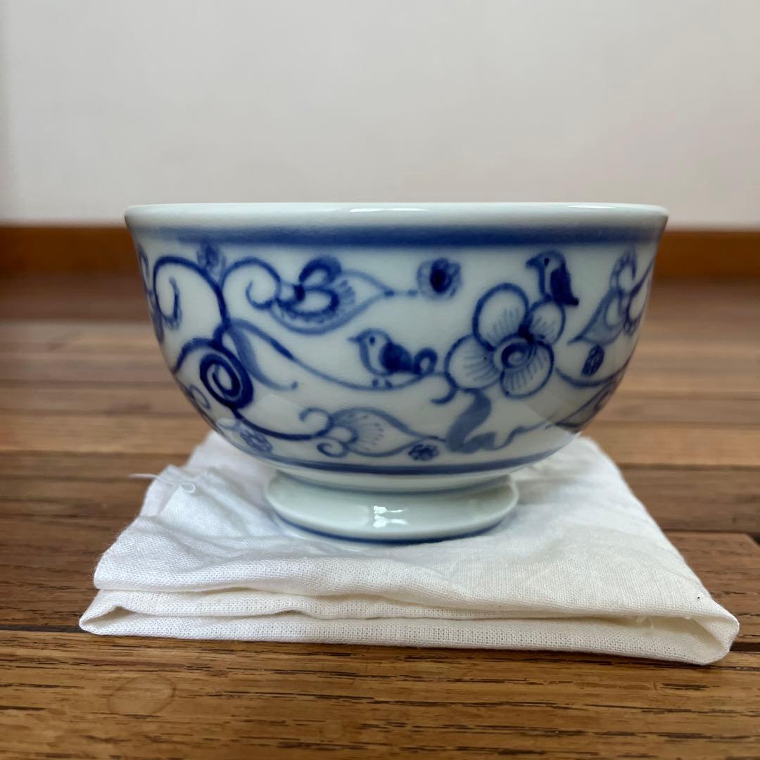 寒川義崇　安南茶碗  紀州焼