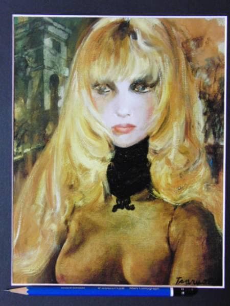 鶴岡義雄、マルティーヌ、豪華限定版・版上サイン入り、新品額付