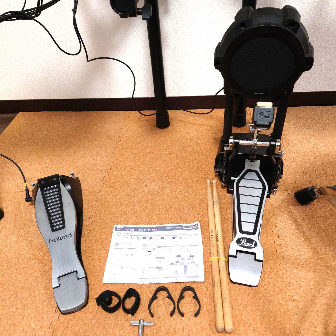 美品 Roland V-Drums TD-17 Custom 3シンバル