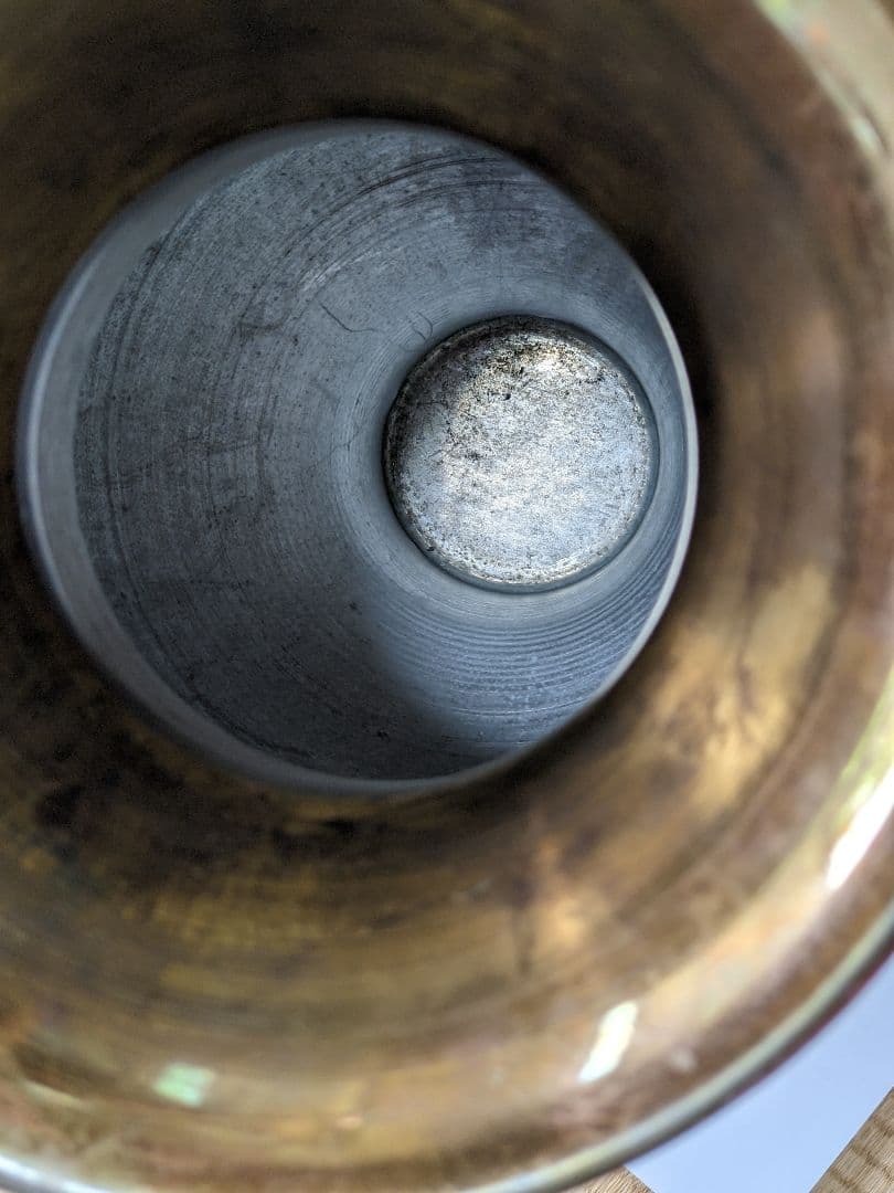 ♦中国美術伝統工芸品 楼閣図 瓶 置物 飾り ディスプレイ 骨董品