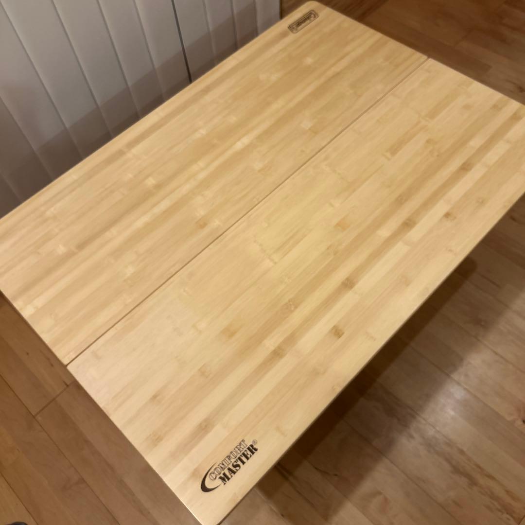 【美品】 コールマン バンブーラウンジテーブル/100 マスターシリーズ