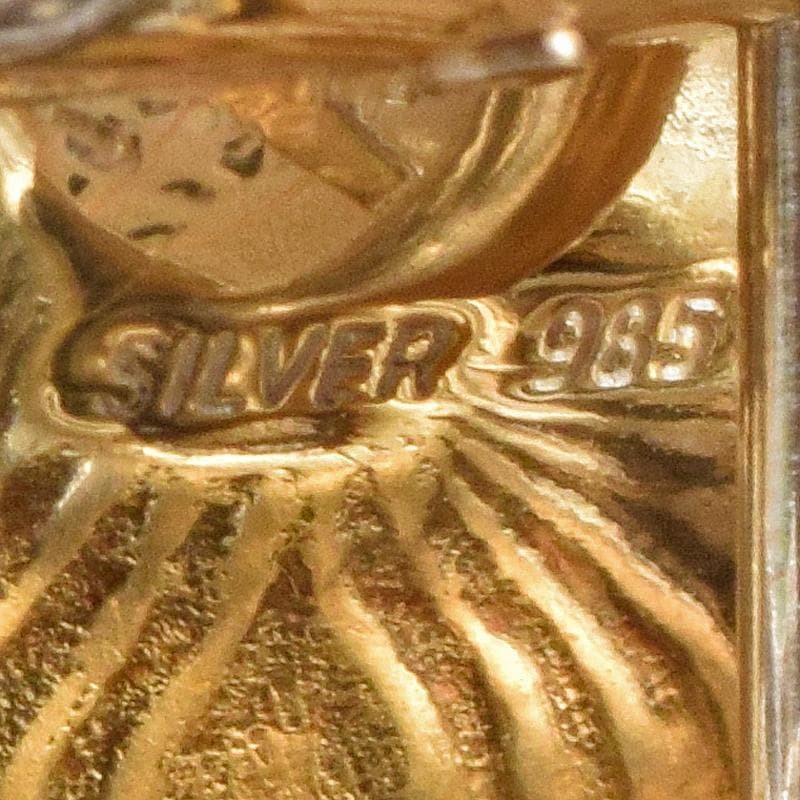 関武比古造　銀製　SILVER985刻印　宝船　約96g　Y　R9116B