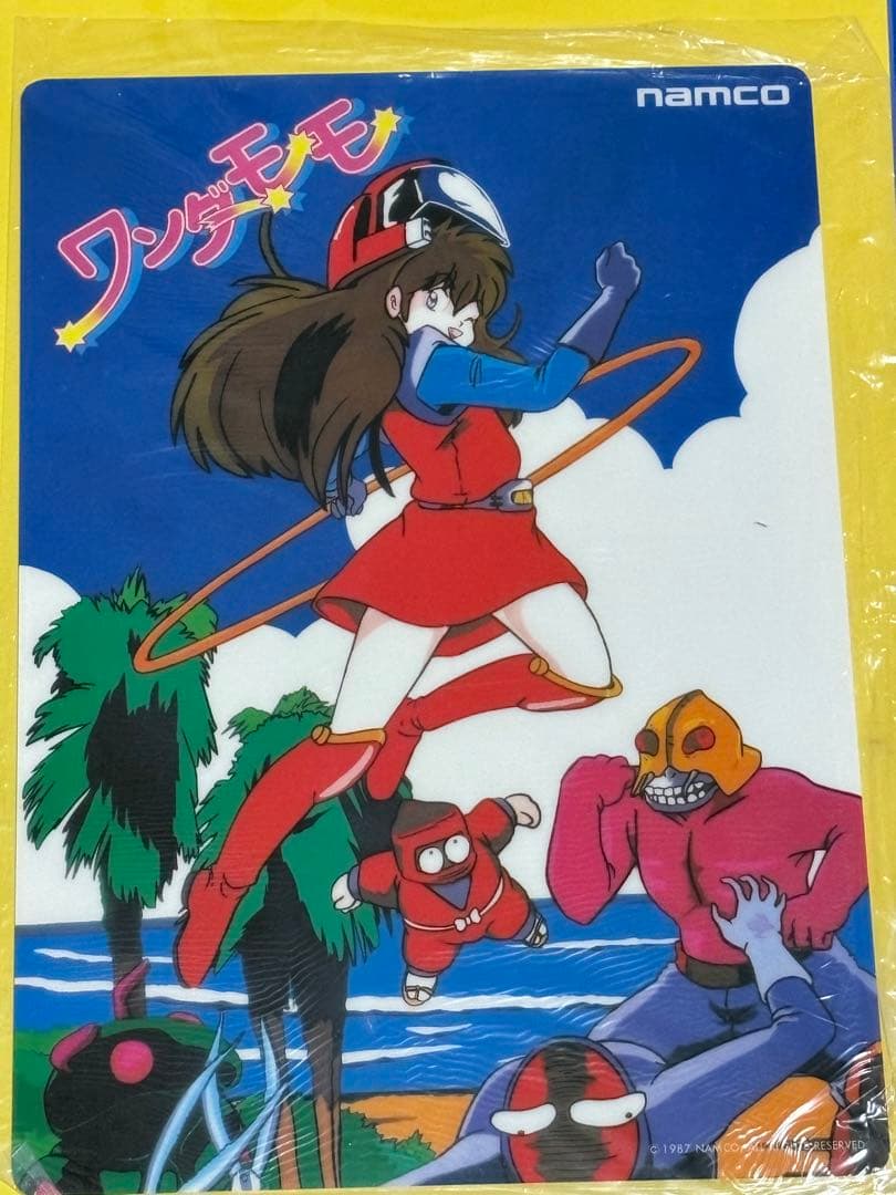 ナムコ「ワンダーモモ」下敷き未使用品