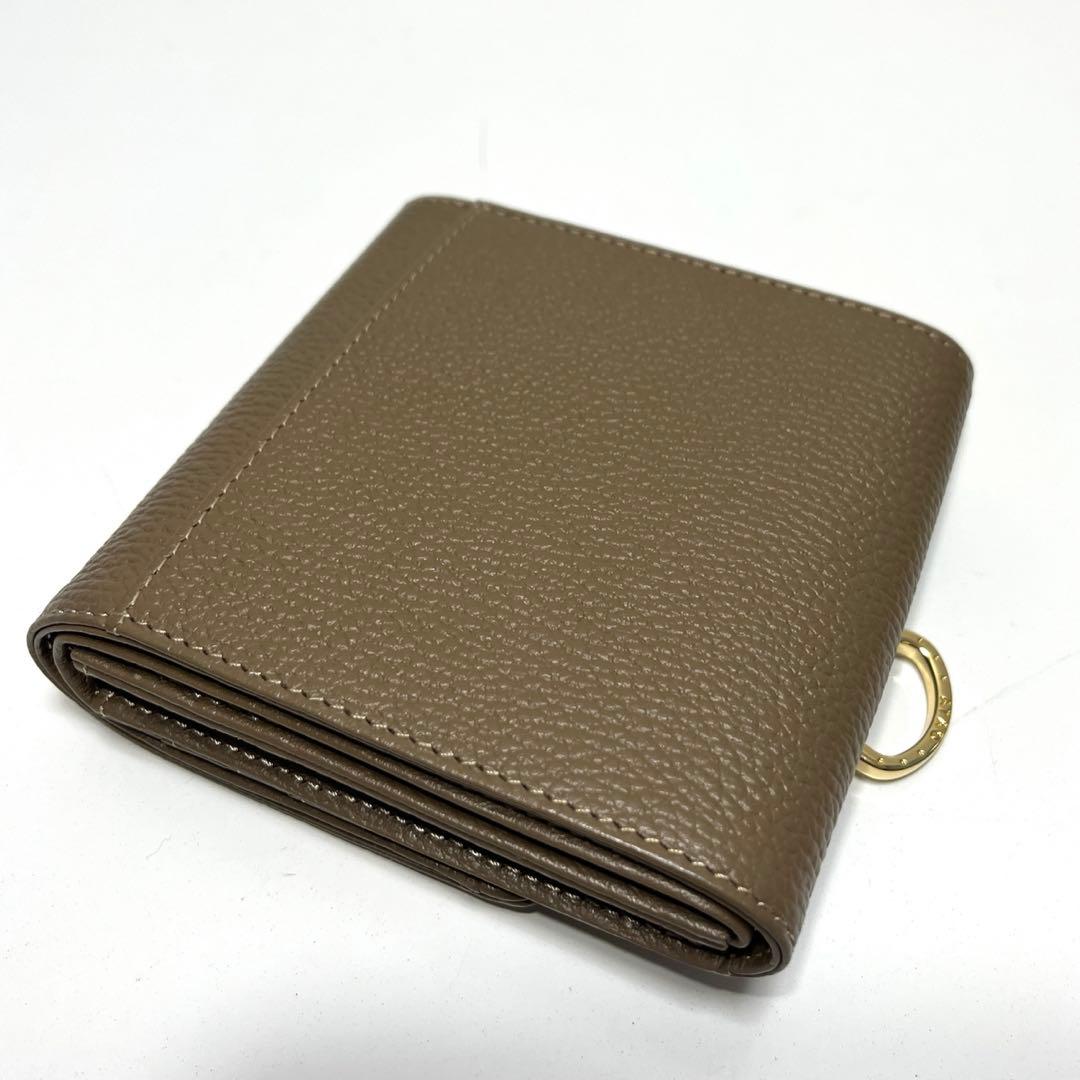 【2025.12月買上証明付き】ATAO ブラウン 二つ折り財布