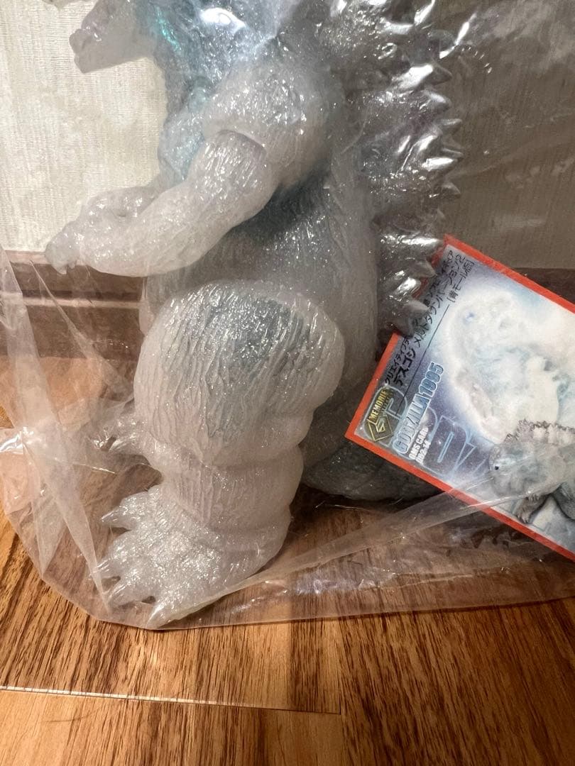 羽沢組 Gメモリーズセレクション デスゴジ　ソフビ　白クリア　シルバーラメ入