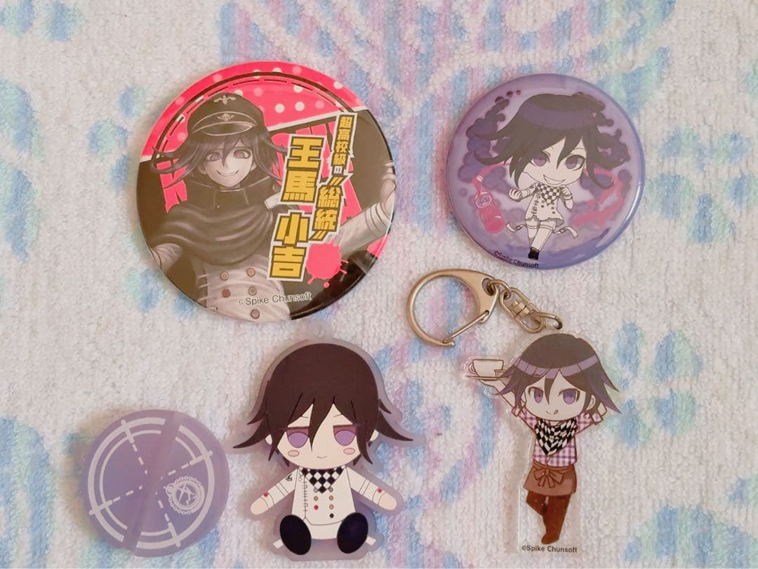 ダンガンロンパ ラバスタ アクキー スイパラ 血まみれ 缶バッジ 王馬小吉