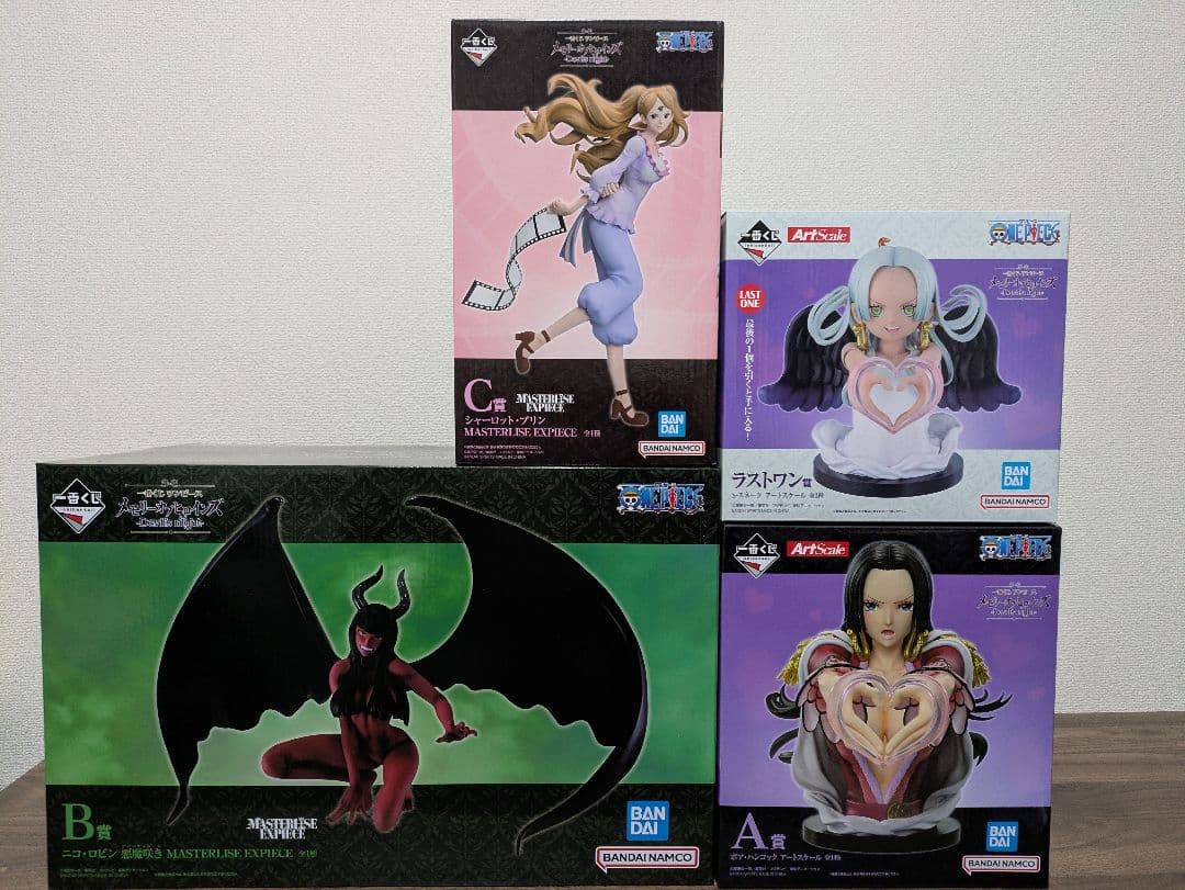 一番くじ ワンピース メモリーオブヒロインズA賞 B賞 C賞 ラストワン賞