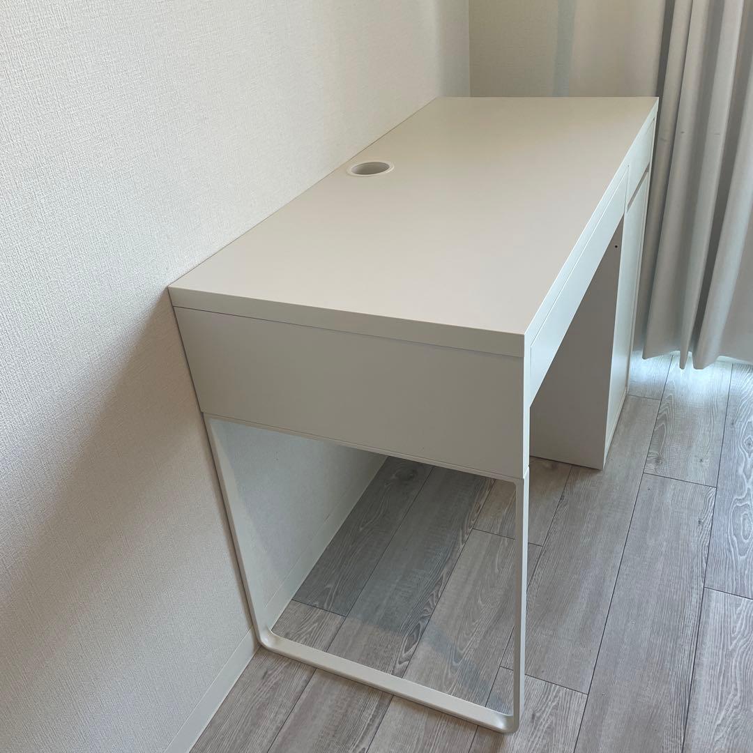 【IKEA】デスク（ホワイト）MICKE ミッケ