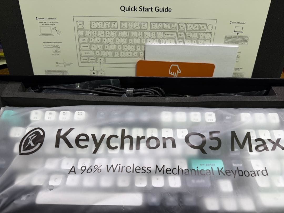 Keychron Q5 Max 96% ワイヤレスメカニカルキーボード