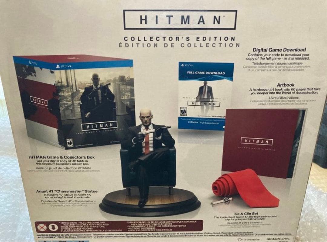 送料込 北米版 ヒットマン コレクターズエディション フィギュア ネクタイ