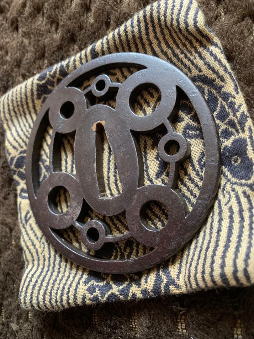 鍔　鉄鍔　透かし鍔