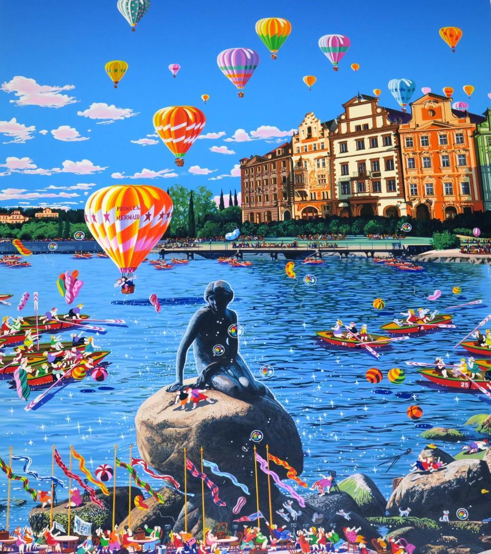 【ヒロ・ヤマガタ】　プリンセスマーメイド　シルクスクリーンシート　山形博導