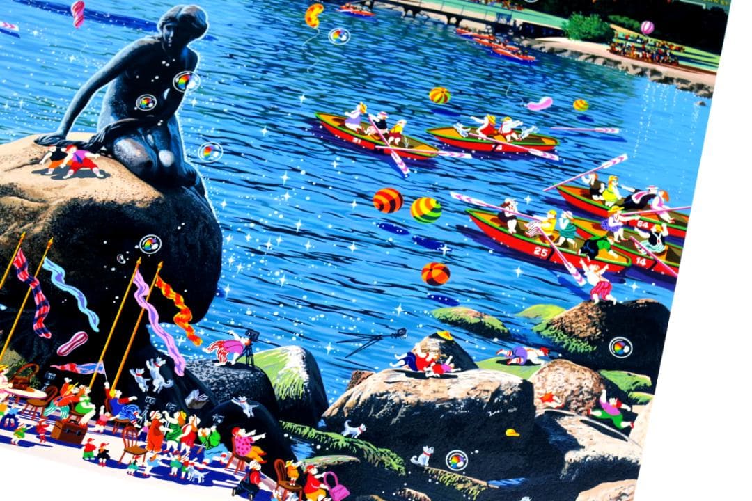 【ヒロ・ヤマガタ】　プリンセスマーメイド　シルクスクリーンシート　山形博導