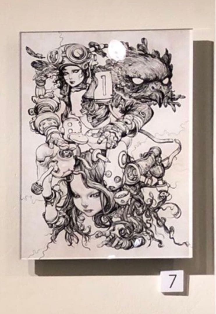 寺田克也 限定5枚 直筆サイン入り アクリルフォトフレーム