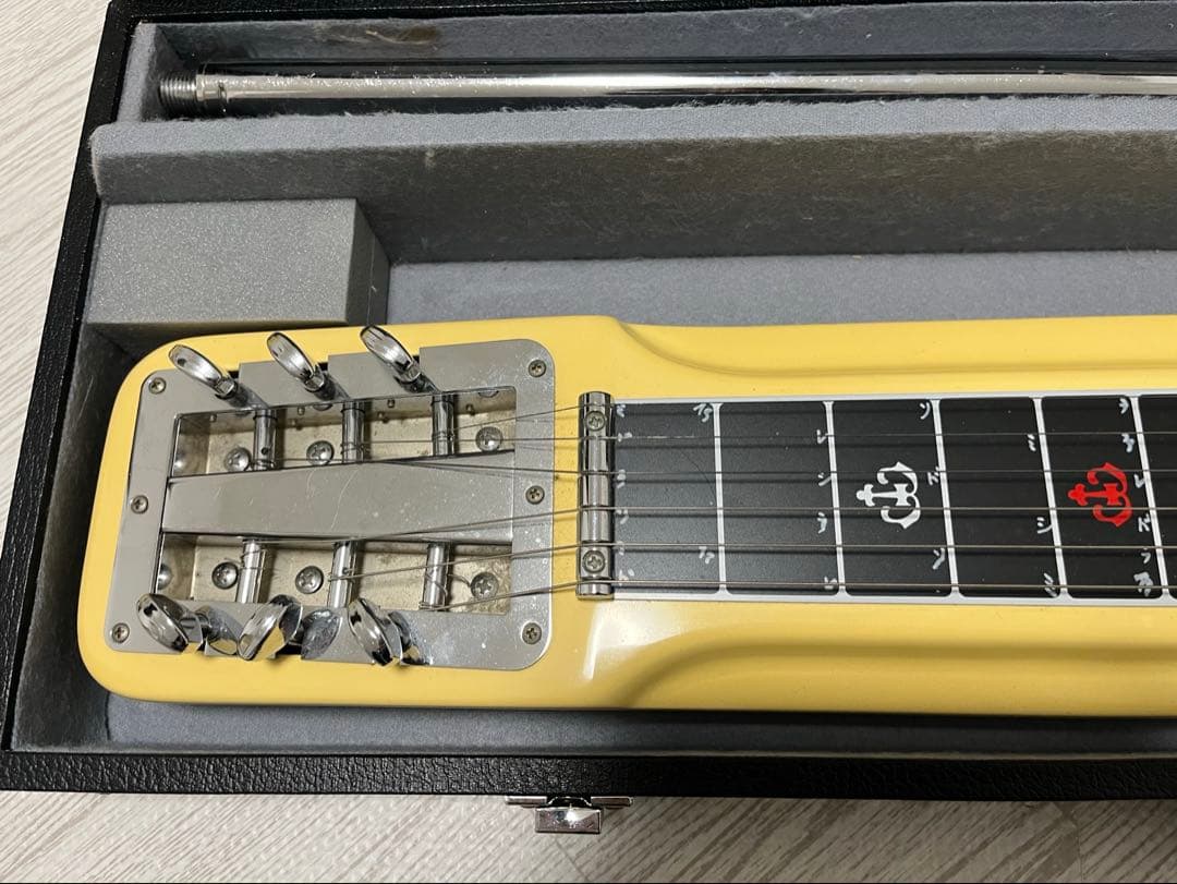 Guyatoneグヤ6弦スチールギター ケース、スタンド付