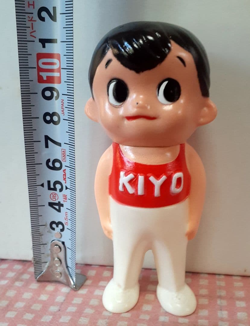 希少当時物【昭和レトロ】紀陽銀行　キヨー坊や　ソフビ貯金箱　フィギュア