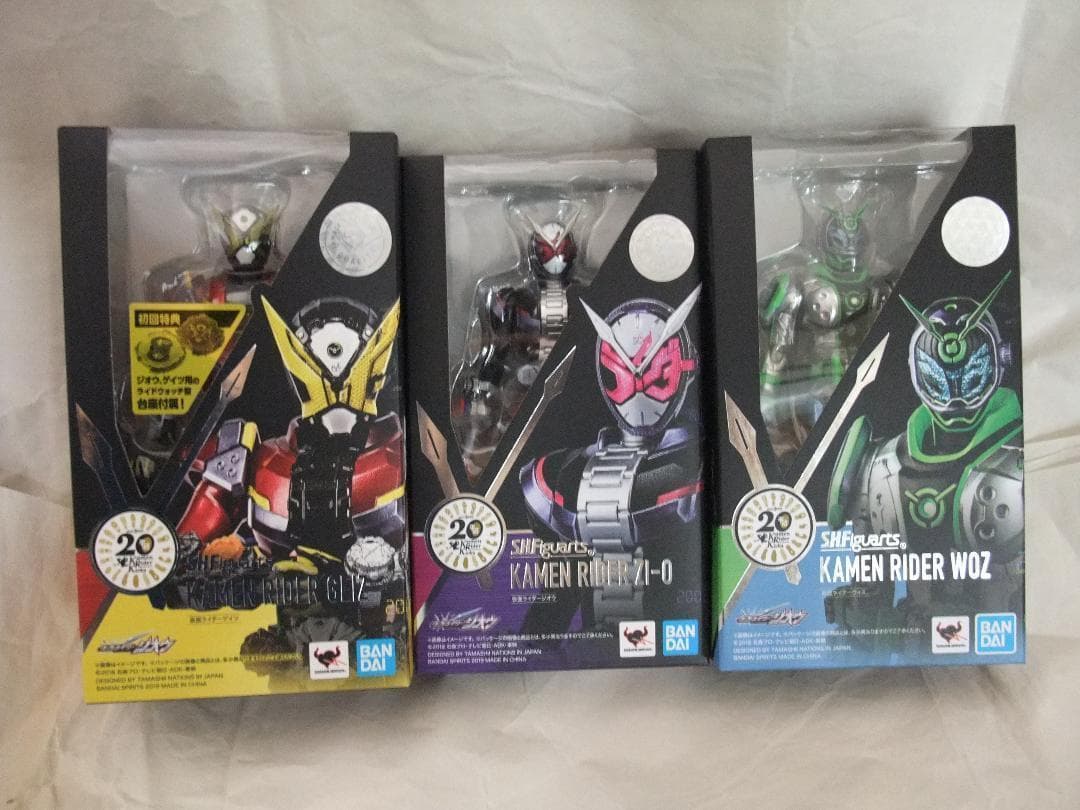 新品未開封　S.H.フィギュアーツ　仮面ライダージオウ　ビルド　エボル　セット