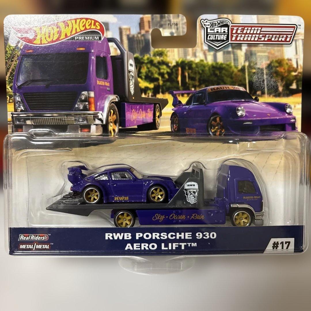 ミニカー HOTWEELS TEAM TRANSPORT RWB PORSCHE 930