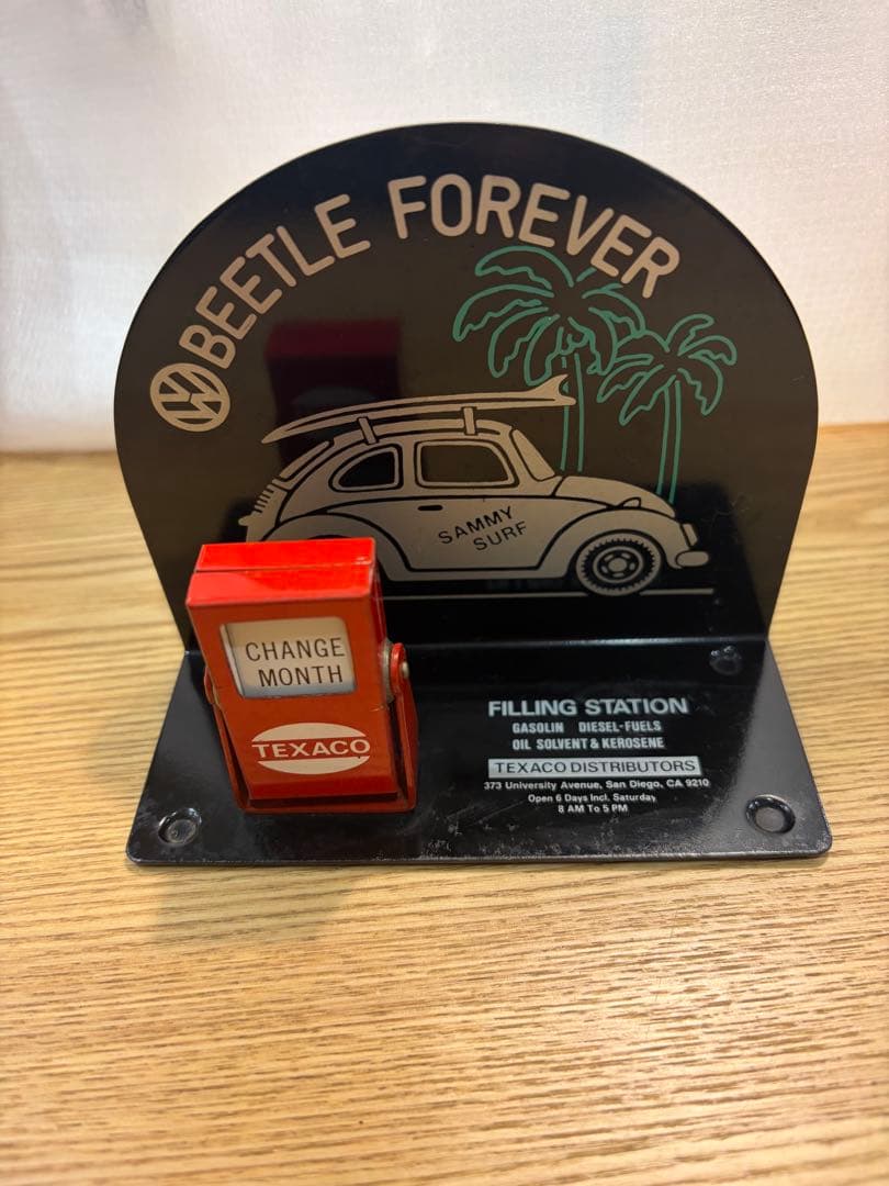 ビートルフォルクスワーゲンロータリー カレンダーtexaco