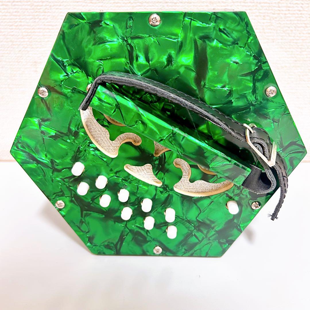 【動作美品】コンサーティーナ　20ボタン　アコーディオン